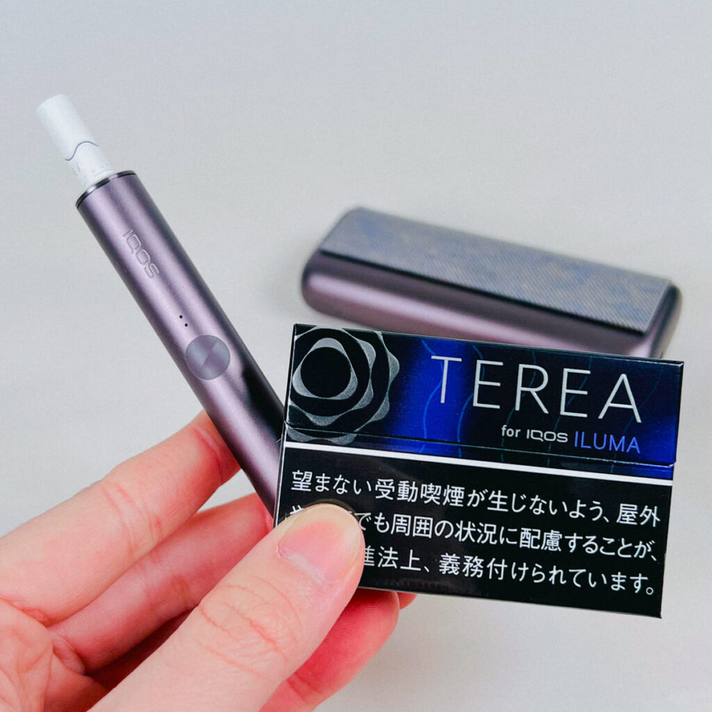 TEREA black purple menthol smoking