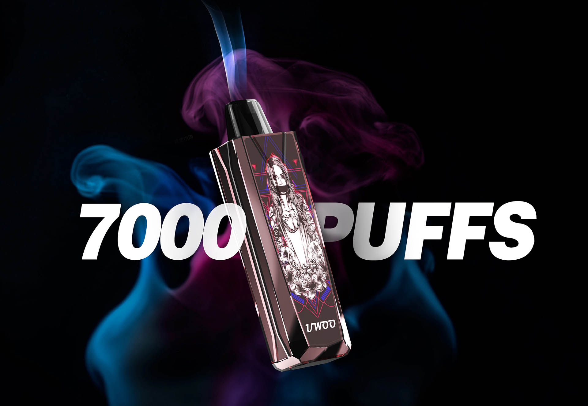 GLACIER 7000 puffs rechargeable vape