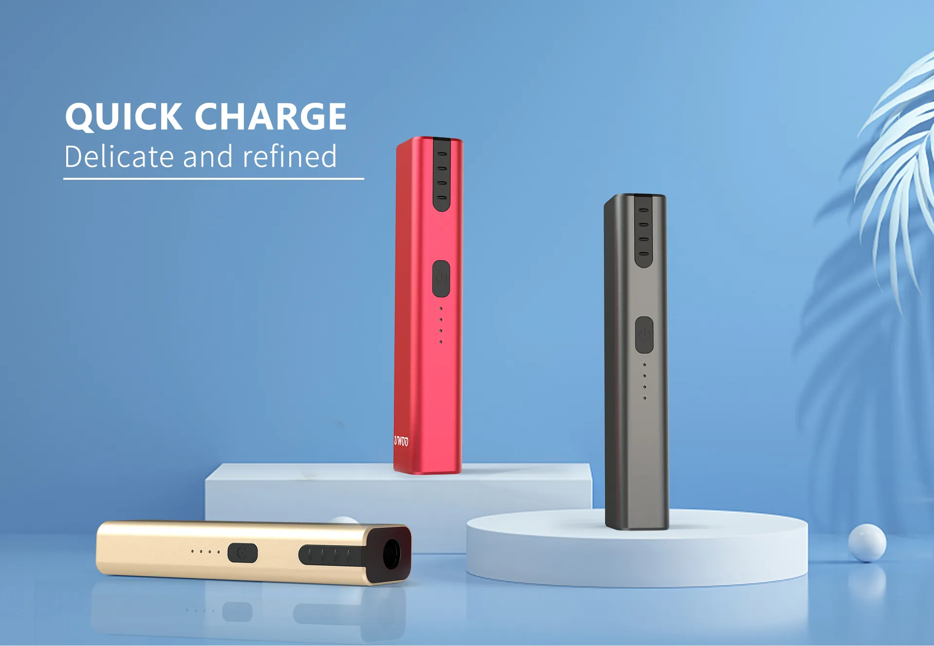 QUICK CHARGE Delicate and refined